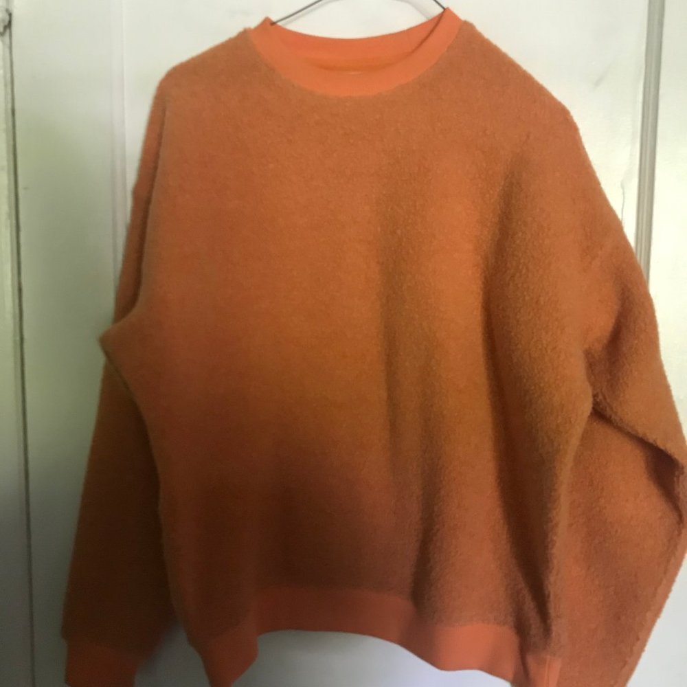 Outdoor Voices Orange Megafleece Crewneck Sweatshi